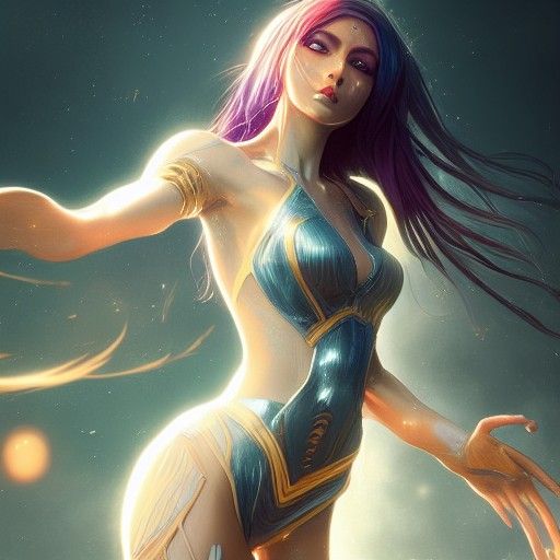 Hyper-Realistic Starfire Digital Illustration in 8k