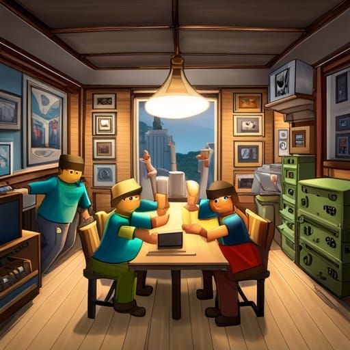 AI Image of Roblox Gaming Platform