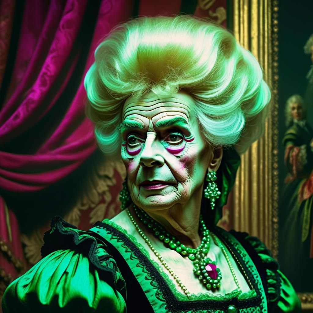 Glamorous Transvestite as Nell Gwynn: Fantasy Portrait