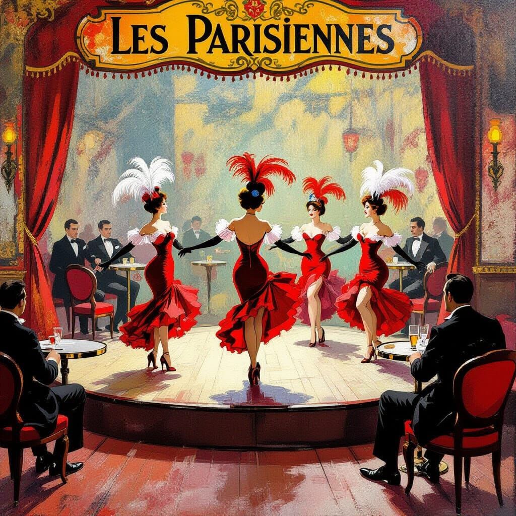 Moulin Rouge Showgirls in Belle Epoque Style