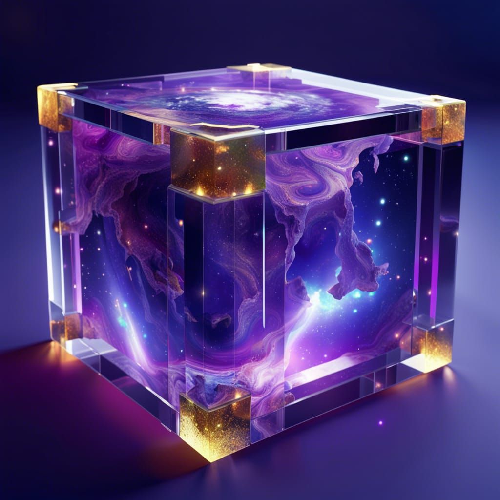 Earth as a Glass Cube with Magical Energy