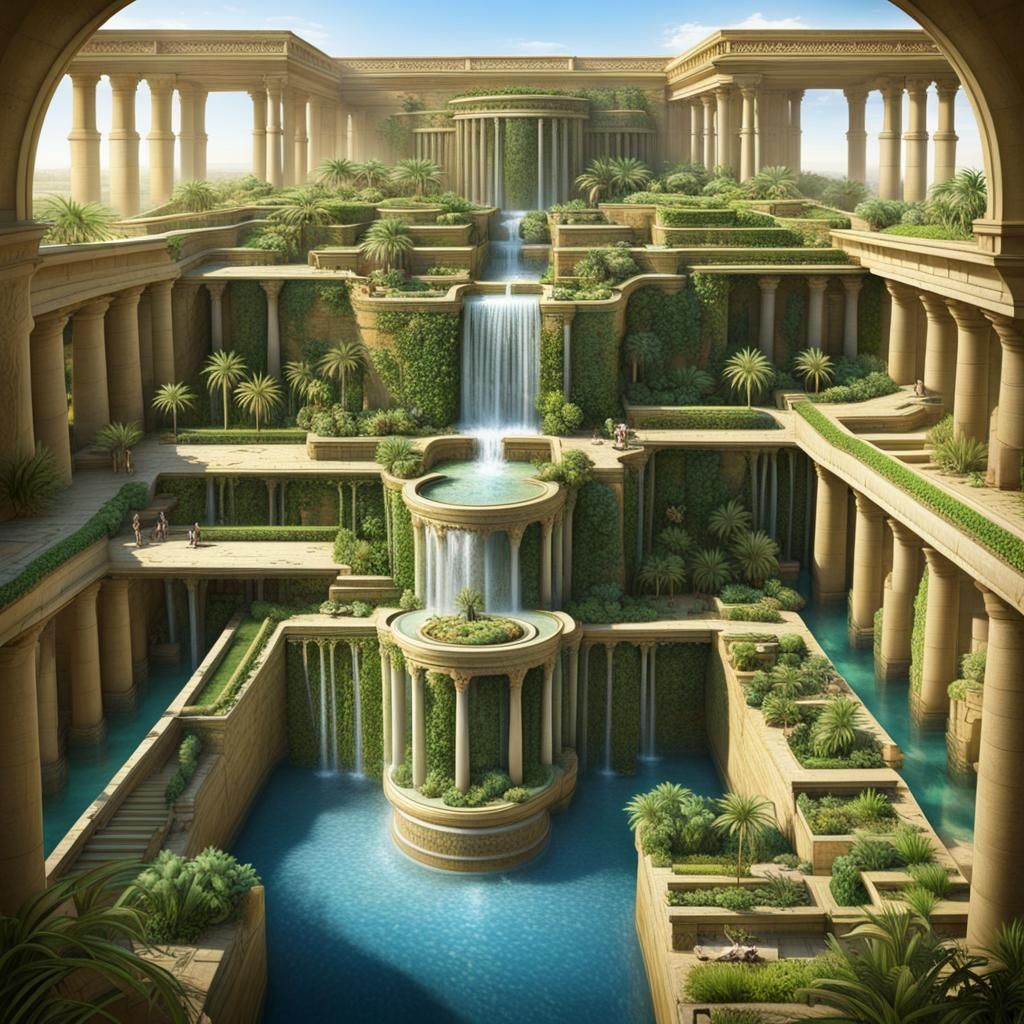 Hanging gardens of Babylon (C)