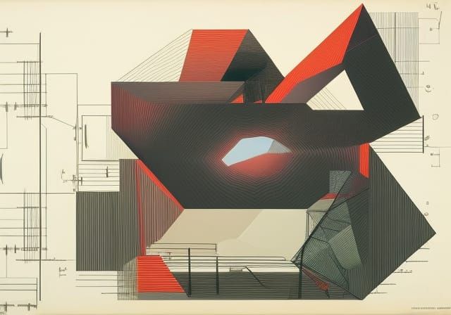 Intricate Experimental Graphic Score in Black and White