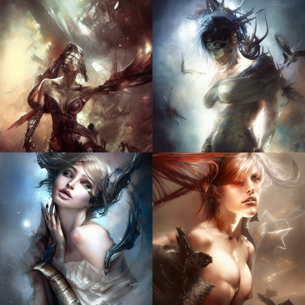 Dynamic Figure in Graphic Novel Style