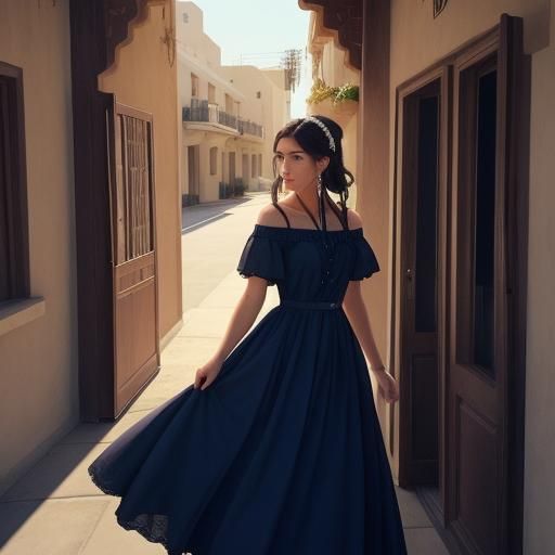 Desert Highway Shimmering Light at Night