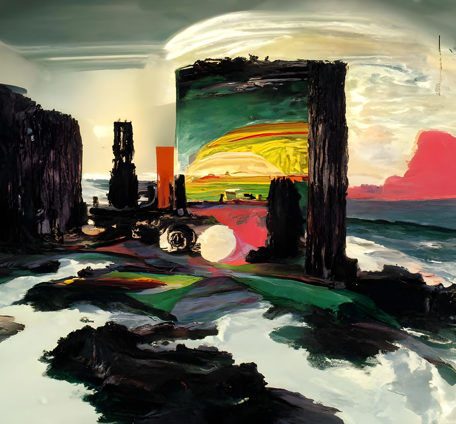 Surreal Post-Apocalyptic Beach Landscape Photography