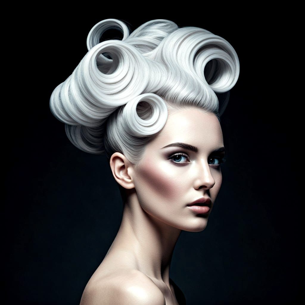 Unique White Hairstyles Showcase