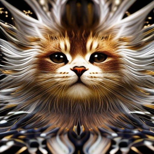 Monochromatic Optical Illusion in Precisionist Style