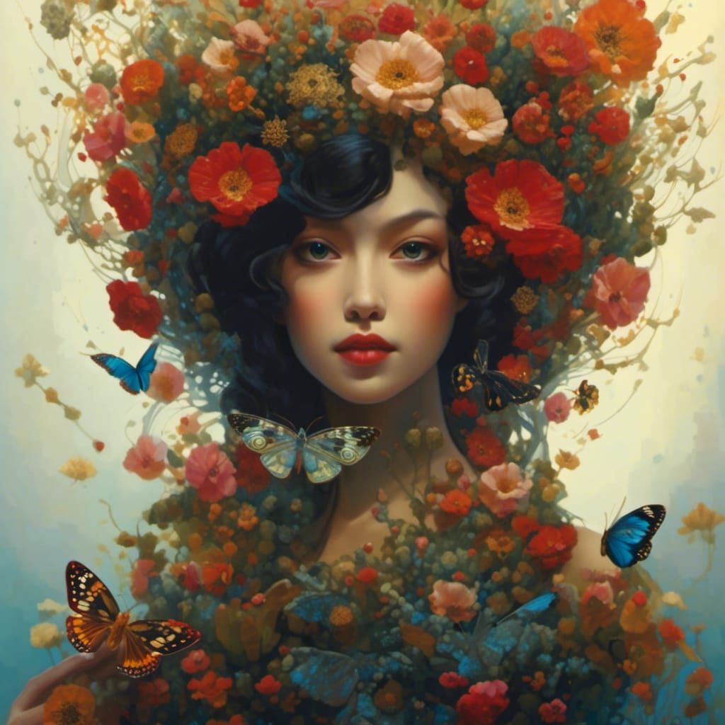 Baba Dochia: Hyperreal Romanian Folklore Portrait