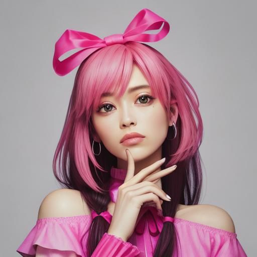 Abstract Pink Reason Design