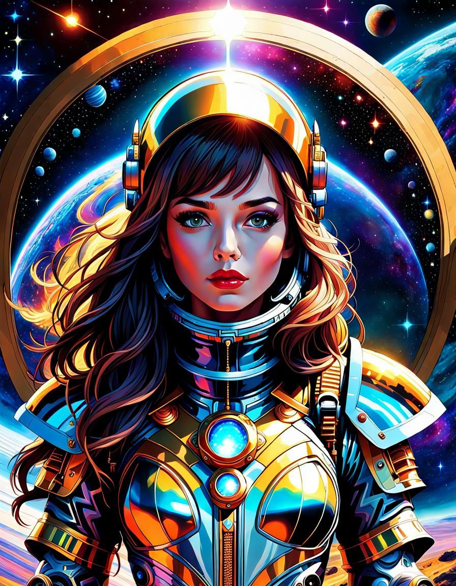 Cosmic Starscape: A Hyperdetailed Sci-Fi Fantasy