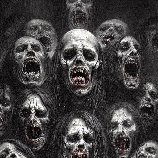 Tormented Faces of the Dead: A Dark Vision