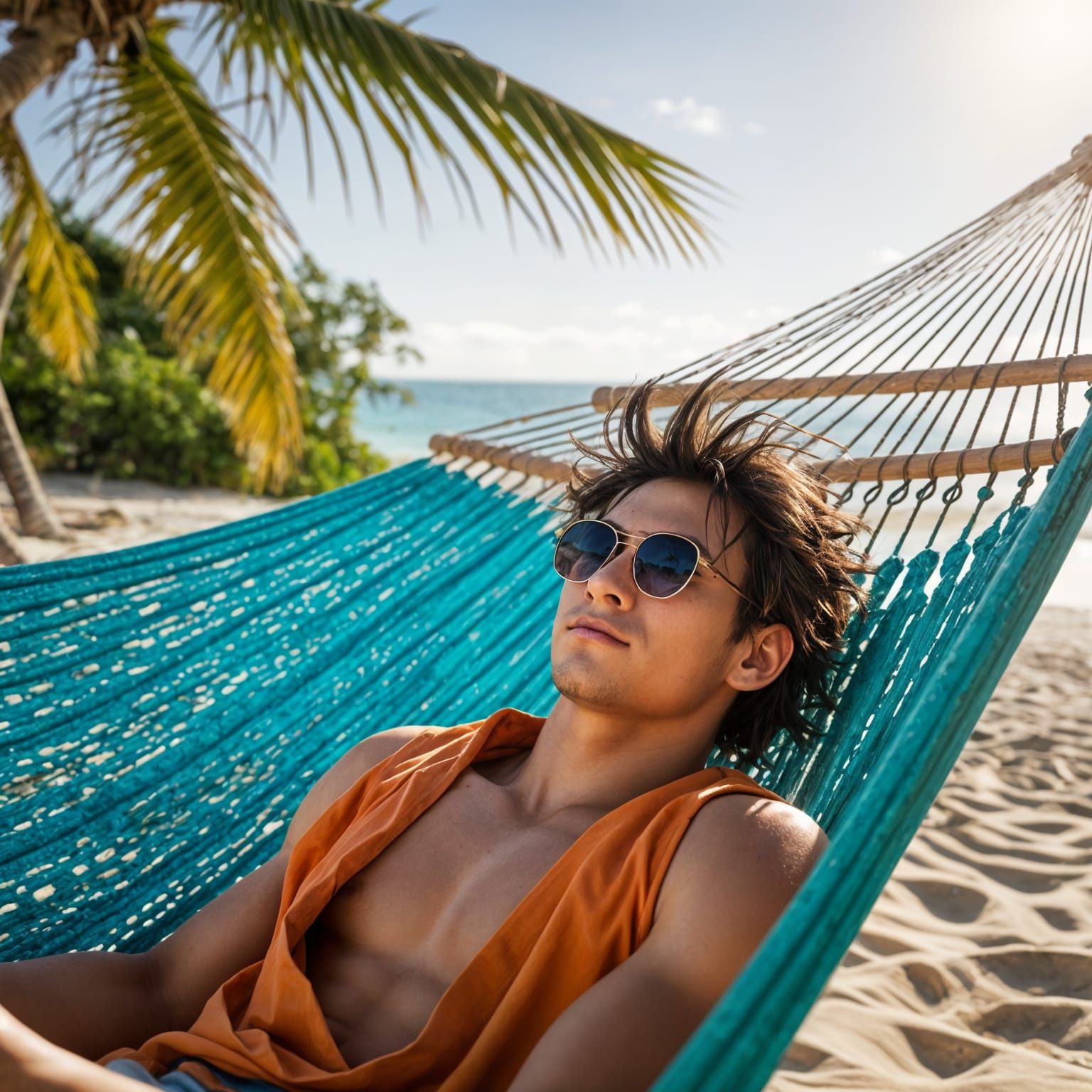 Surreal Beach Escape in Tropical Paradise