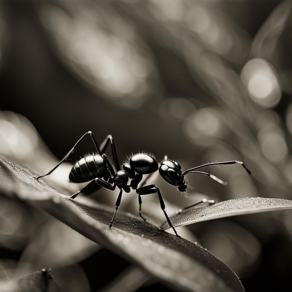 Macro Photo of an Ant, Natural Lighting