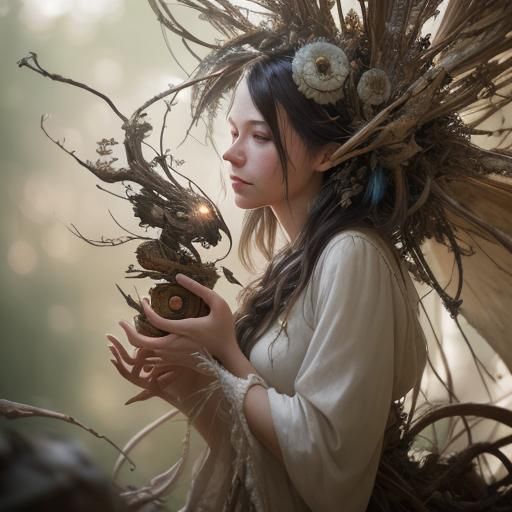 Ellen Jewett Inspired Botanical Sculpture Photo