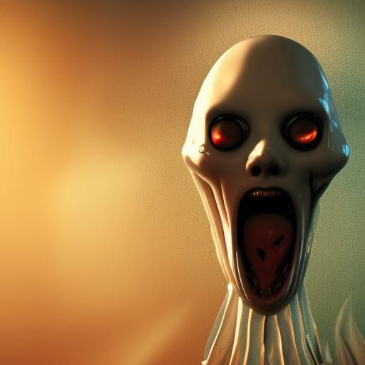Ghostface Scream: 3D Game Cinematic Render