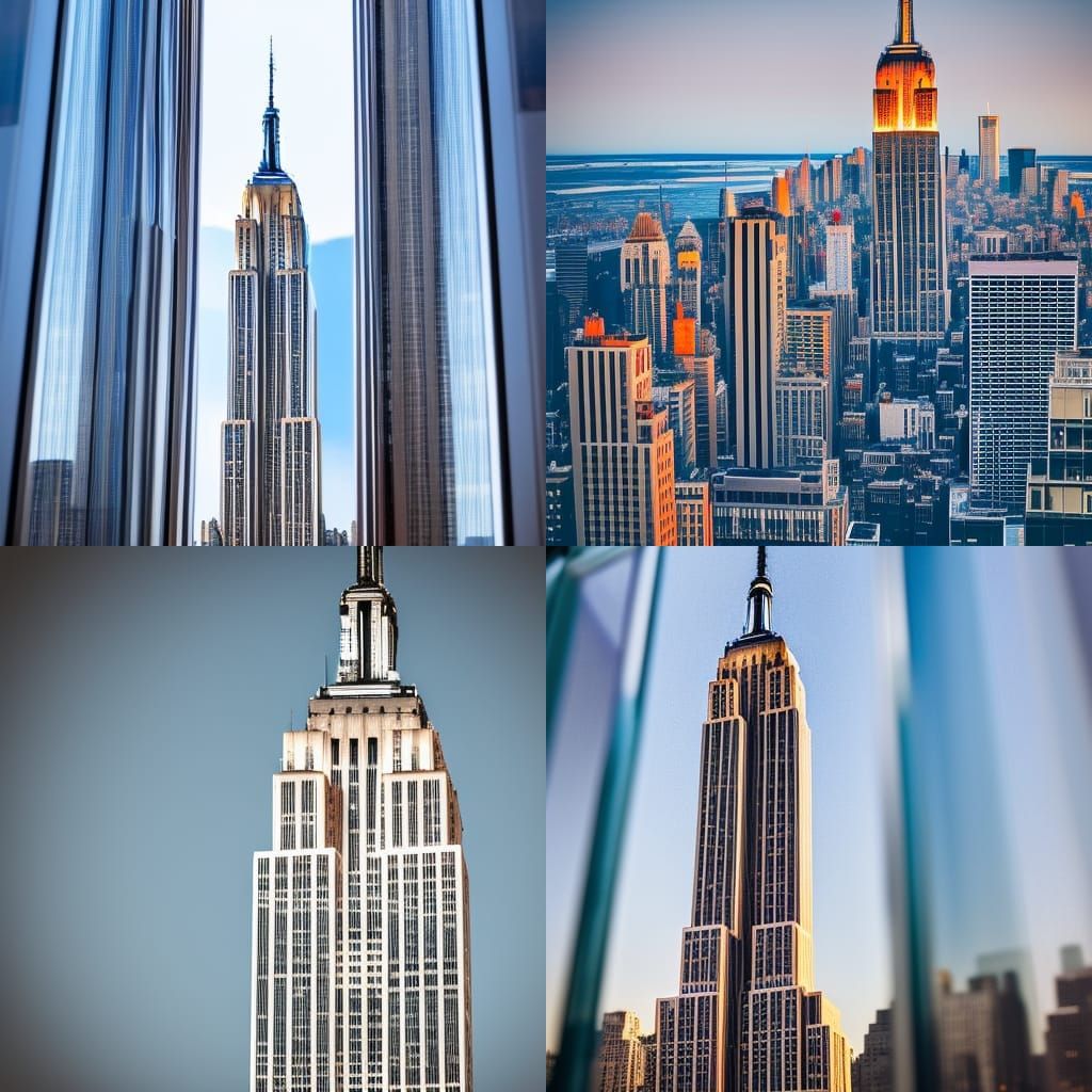 Glass Empire State Building: Professional Photography
