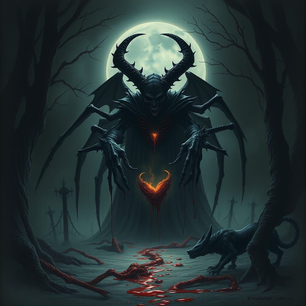 Ethereal Gothic Nemesis Rises from Shadows in Blood-Soaked V...