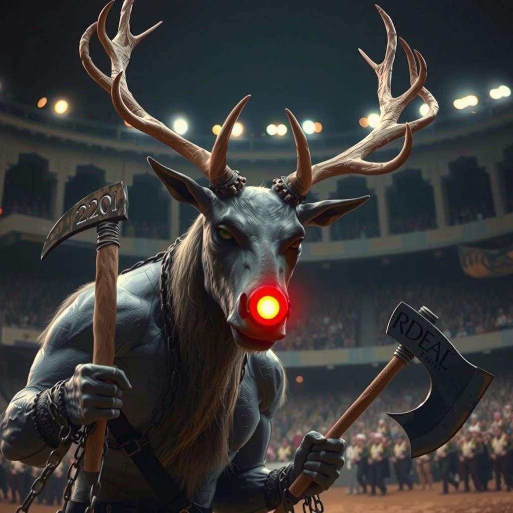 Rudolph the Warrior in Ancient Arena