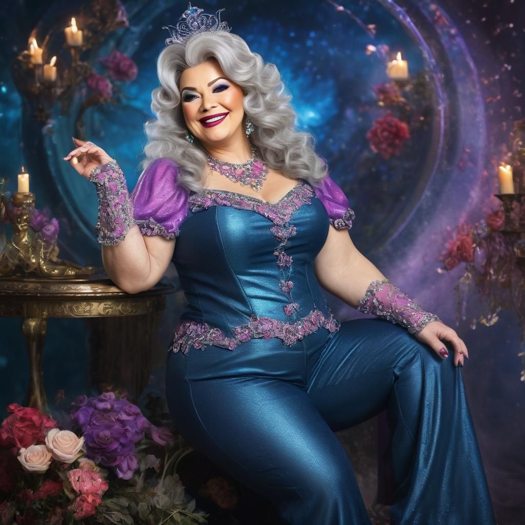 Curvy Fairy Godmother with Elaborate Details