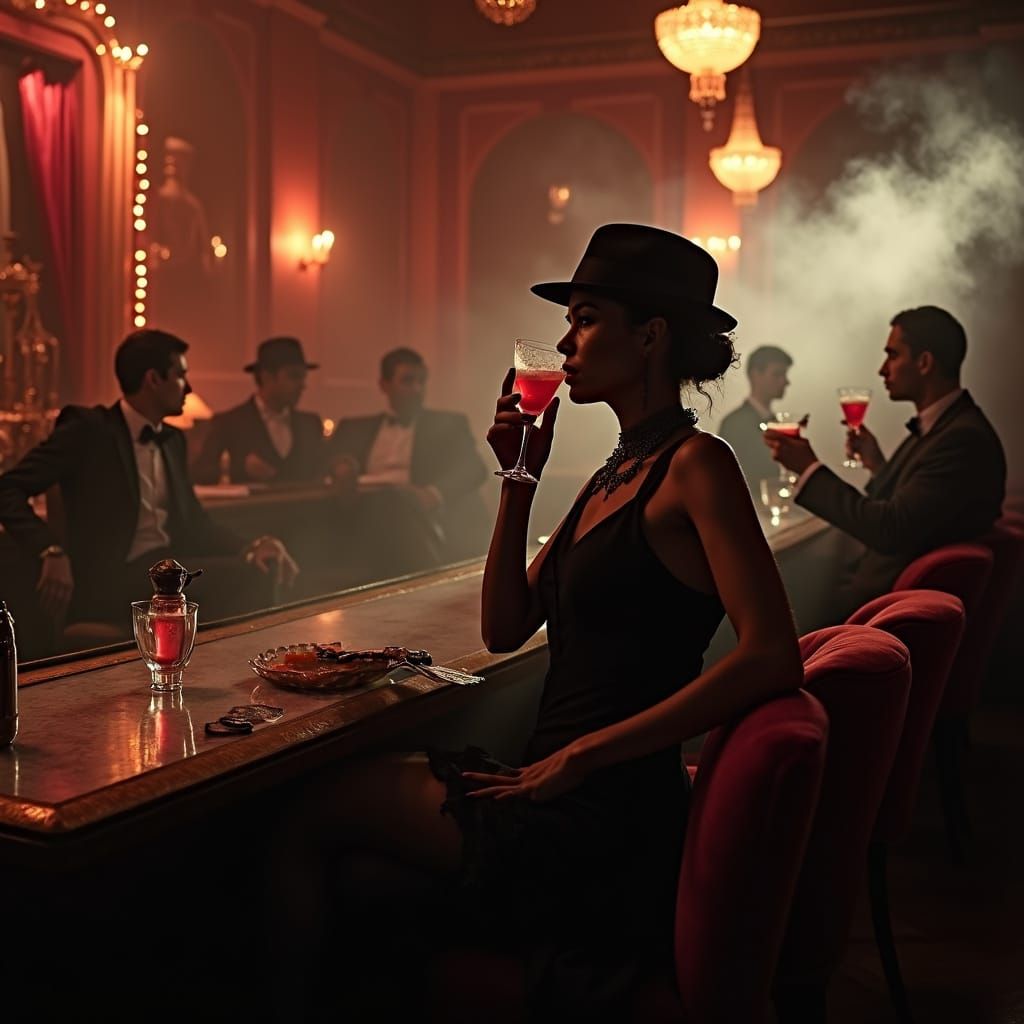 Roaring Twenties: A Jazz Age Cocktail Bar