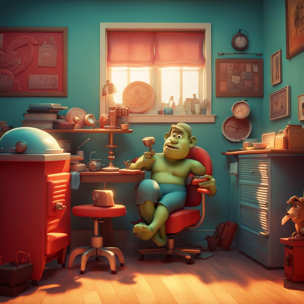 Soviet Cartoons Reimagined as 3D Digital Art