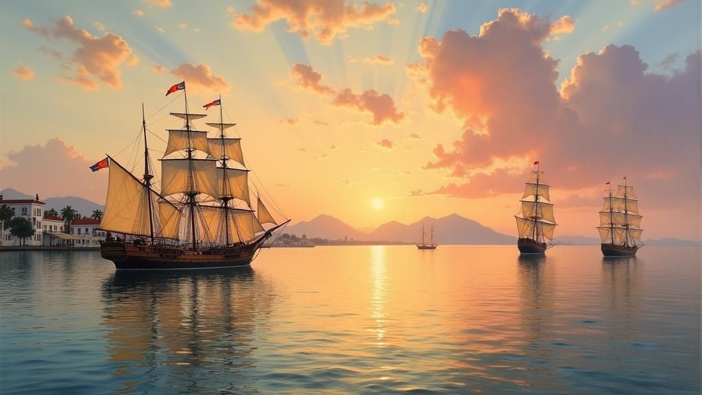 Manila Bay in 1800s: An Oil Painting