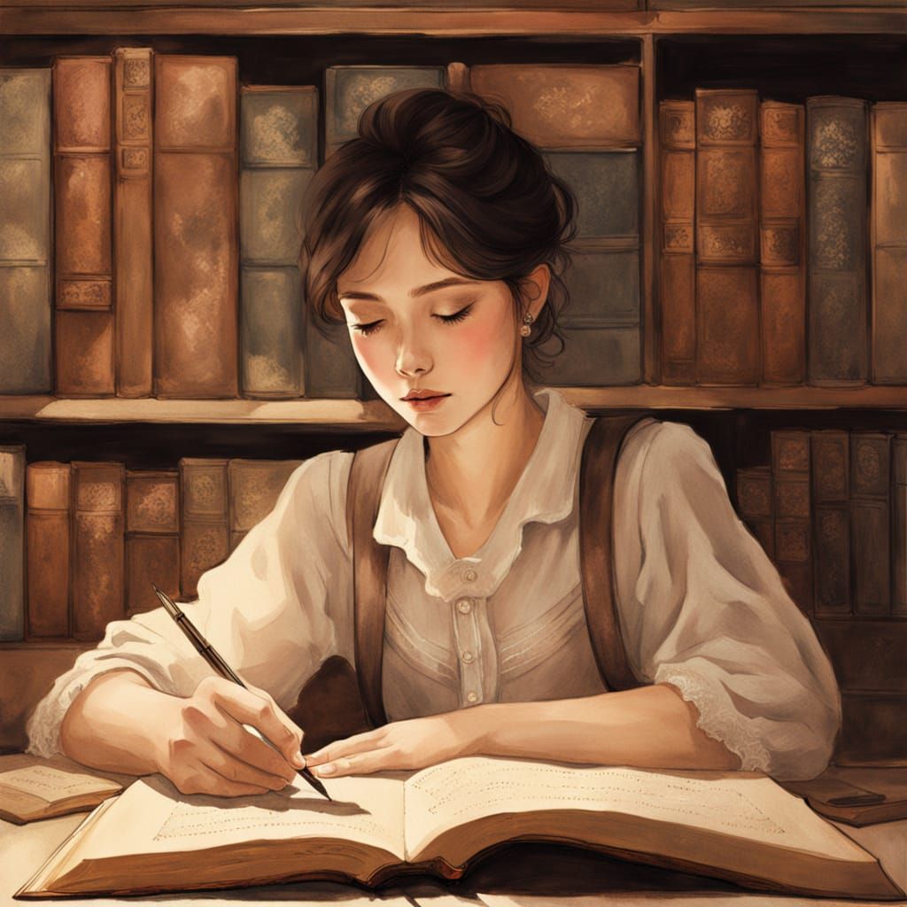 Too tired maybe, dozing off while studying