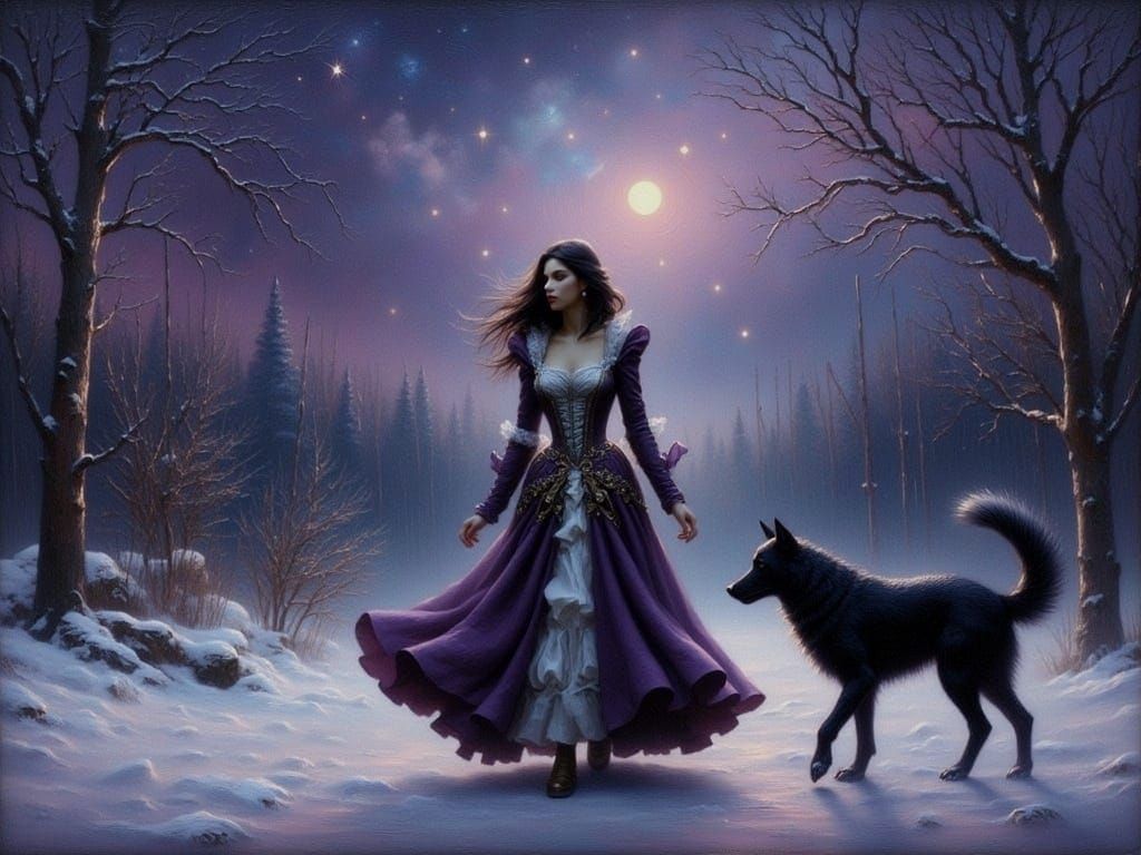 A nightly stroll