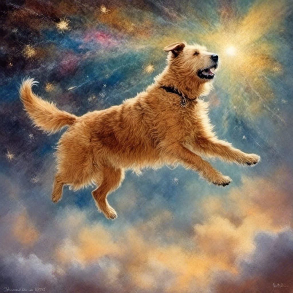 Paper Plane Soaring Through Starry Sky