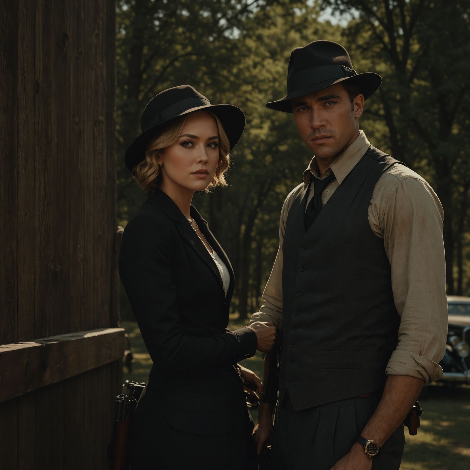 Bonnie and Clyde: An AI Interpretation