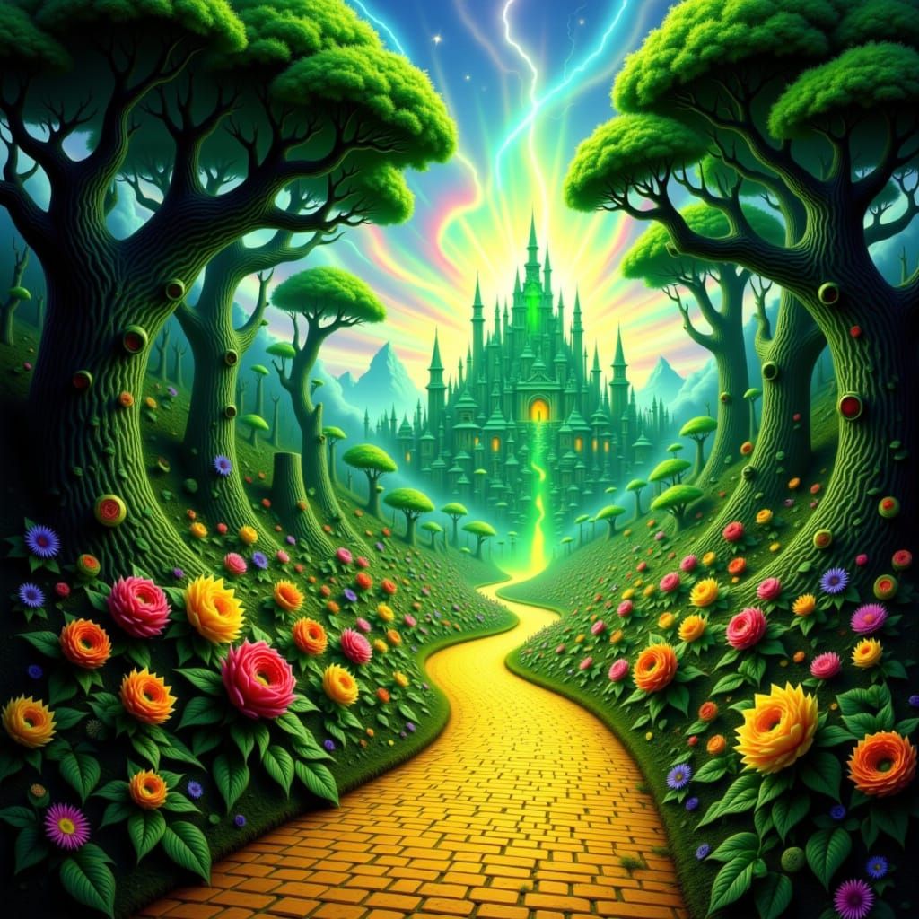 Emerald City Digital Matte Painting