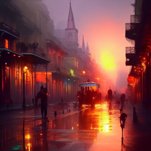 New Orleans Concept Art in 8k Resolution