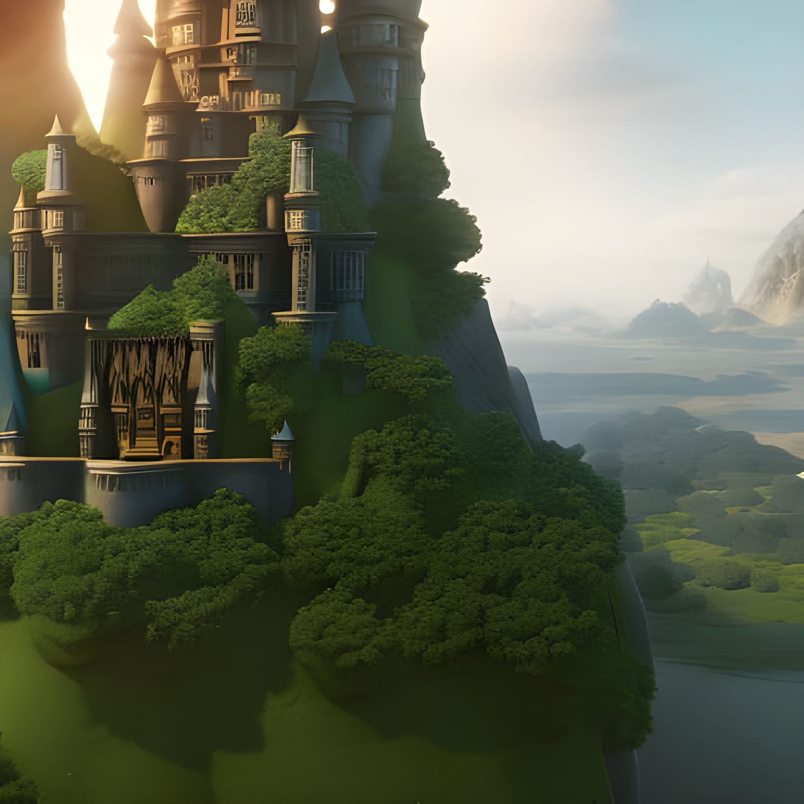 Hyrule Castle: Epic Digital Matte Painting