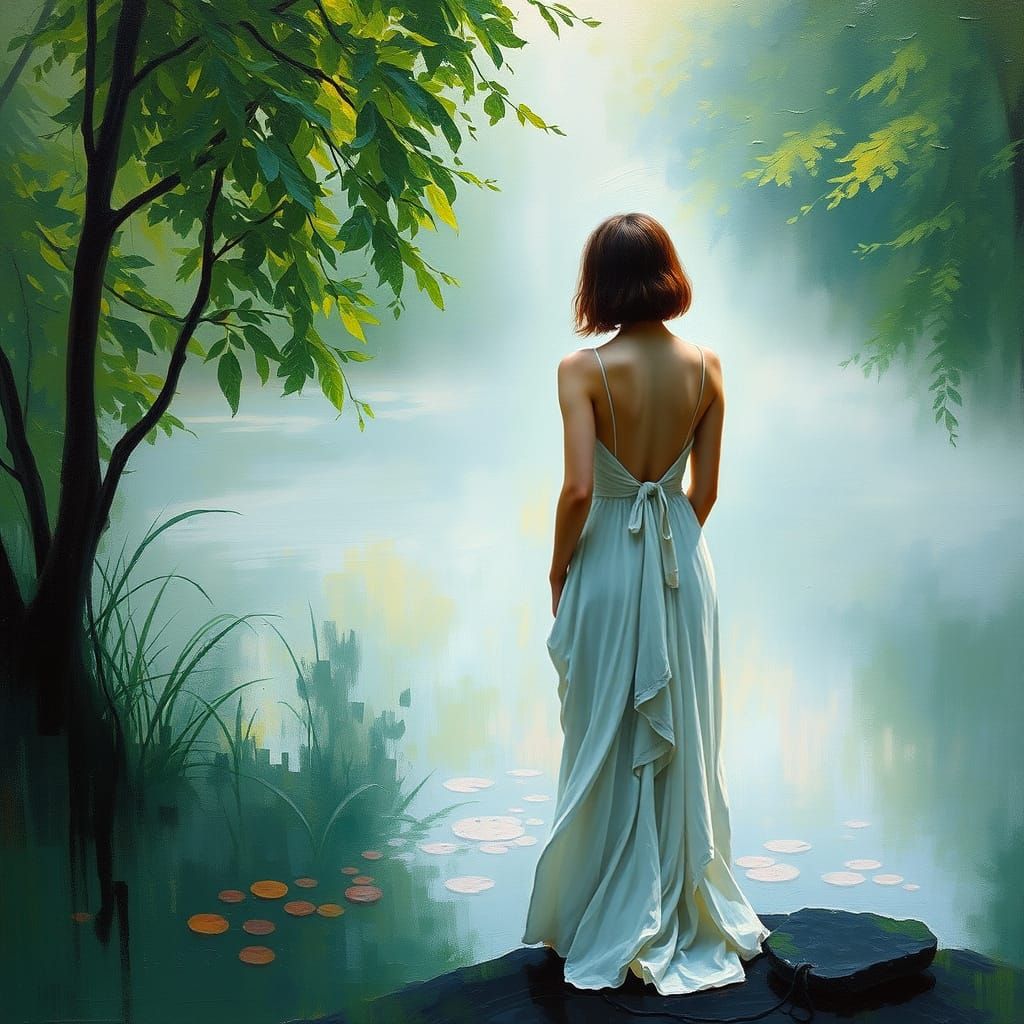 Soft, hazy, and a little mysterious ...