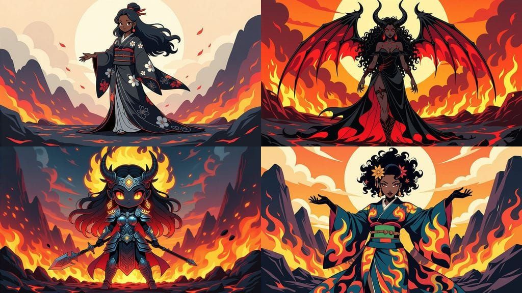 Chibi Dark Goddess of Muspelheim