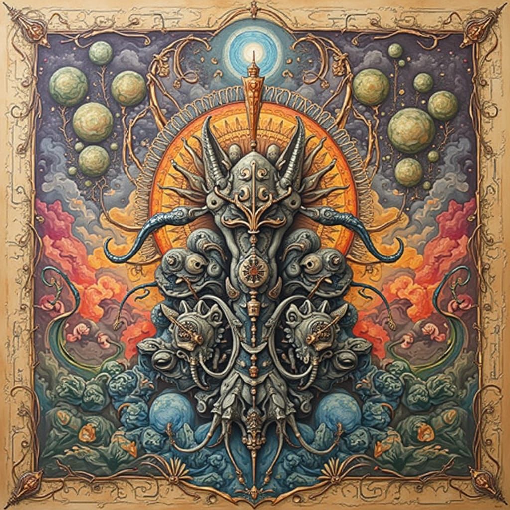 Golden Ratio Masterpiece with Dreamy, Ethereal Quality