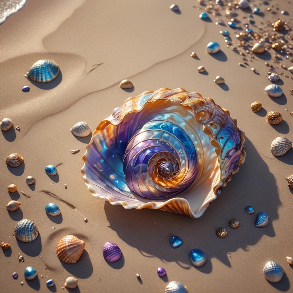 Seaside Shell: Fantasy Concept Art in 3D