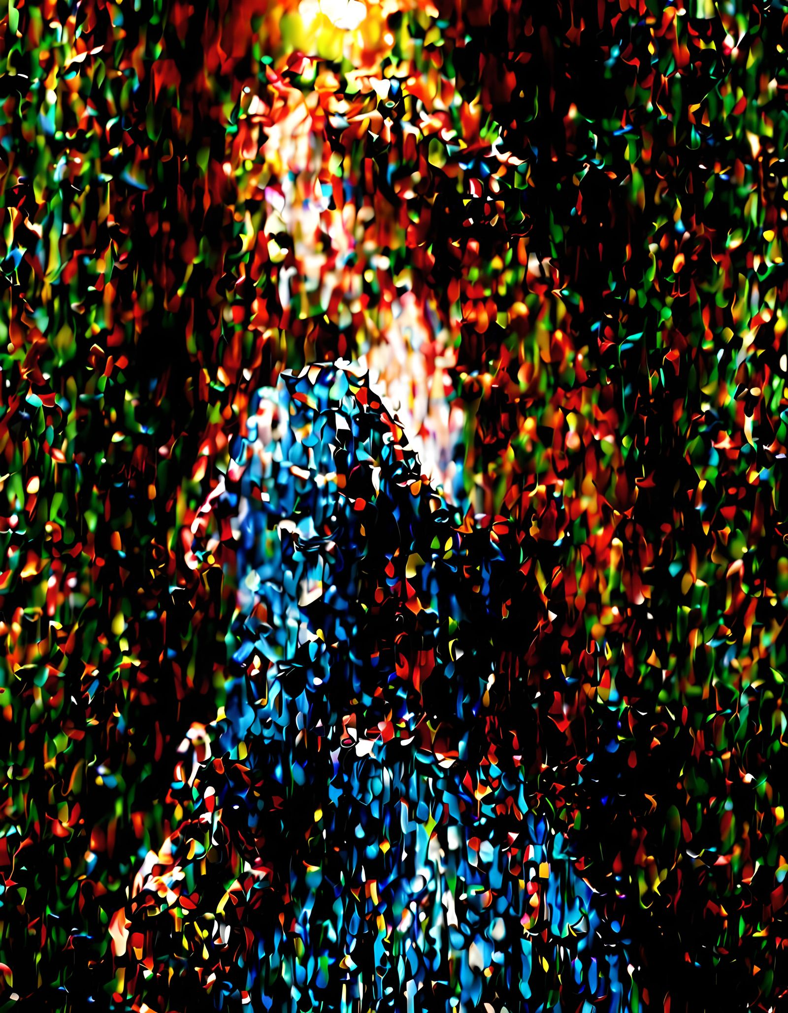 Ominous Pre-Raphaelite Scene with Backlighting