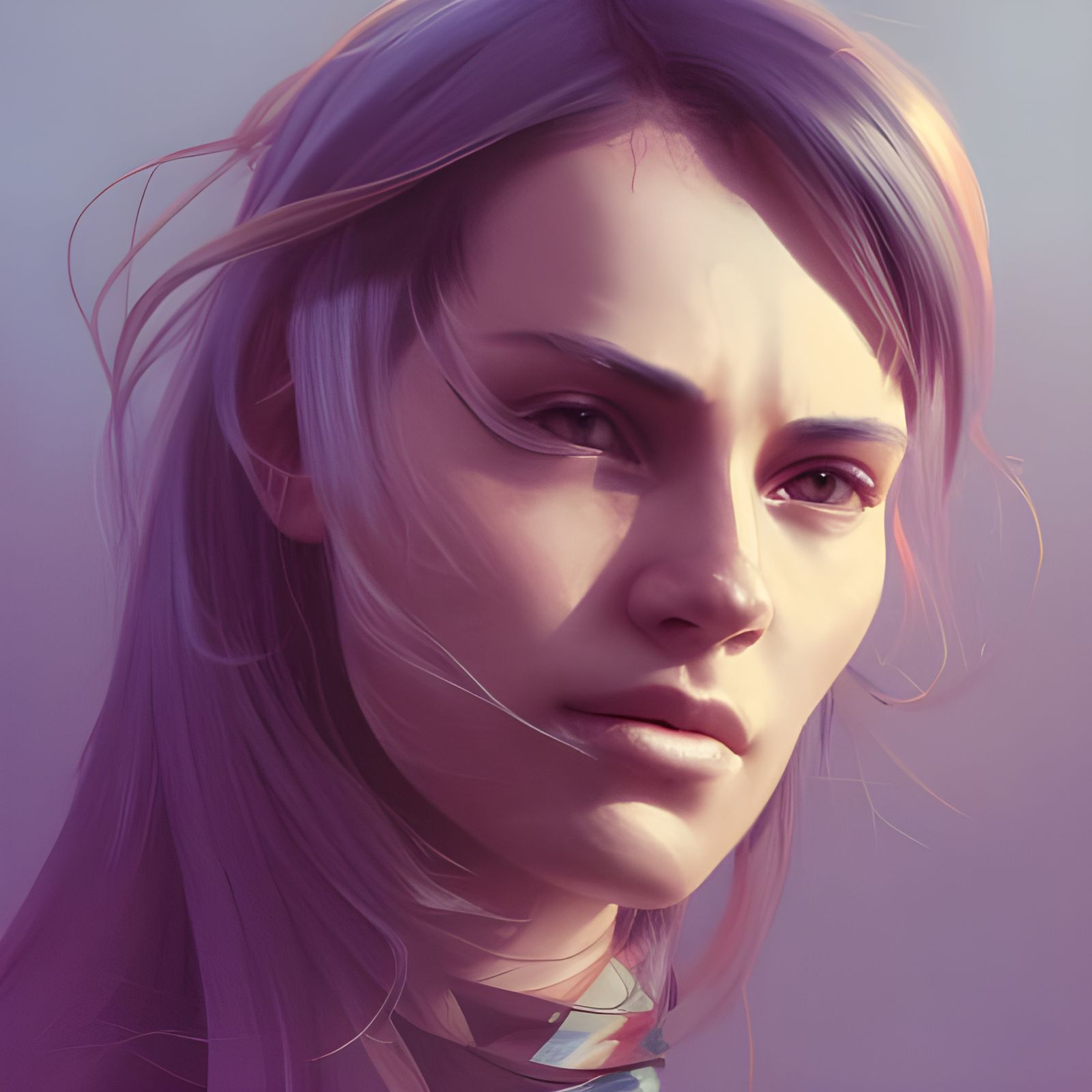 Hyperdetailed Portrait of Woman with Dynamic Lighting