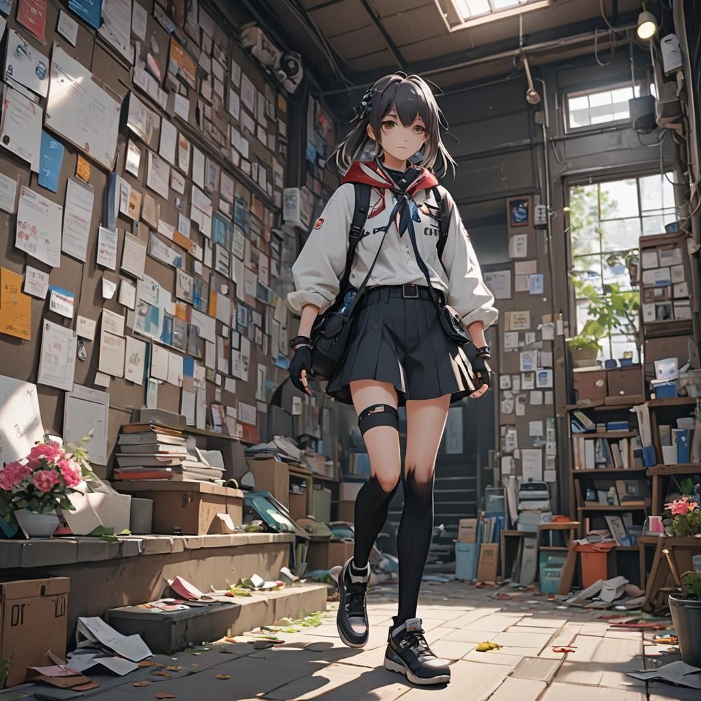 Steps Toward Mental Illness: 3D Anime Art