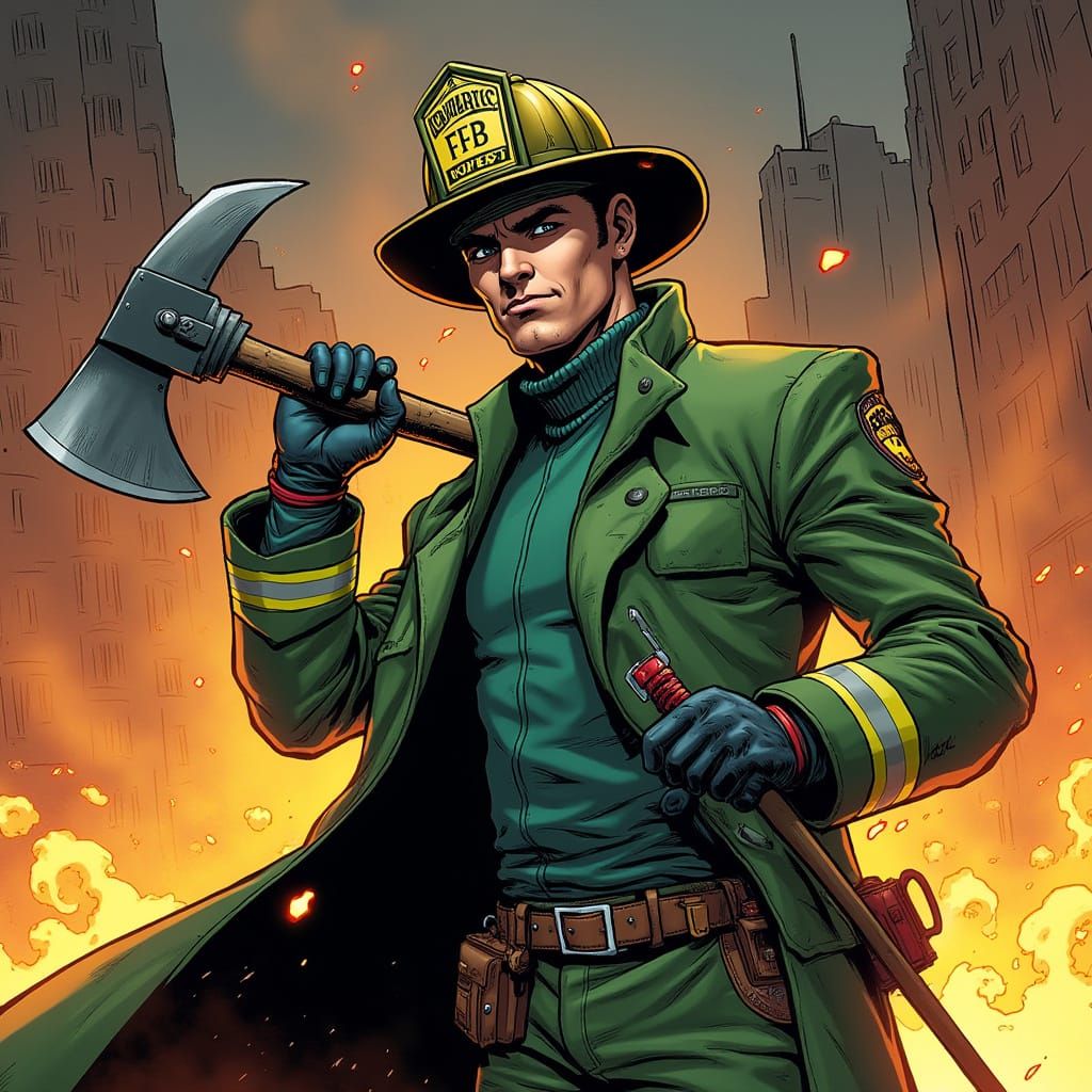 The Riddler as Firefighter and Locksmith in a Dynamic Citysc...
