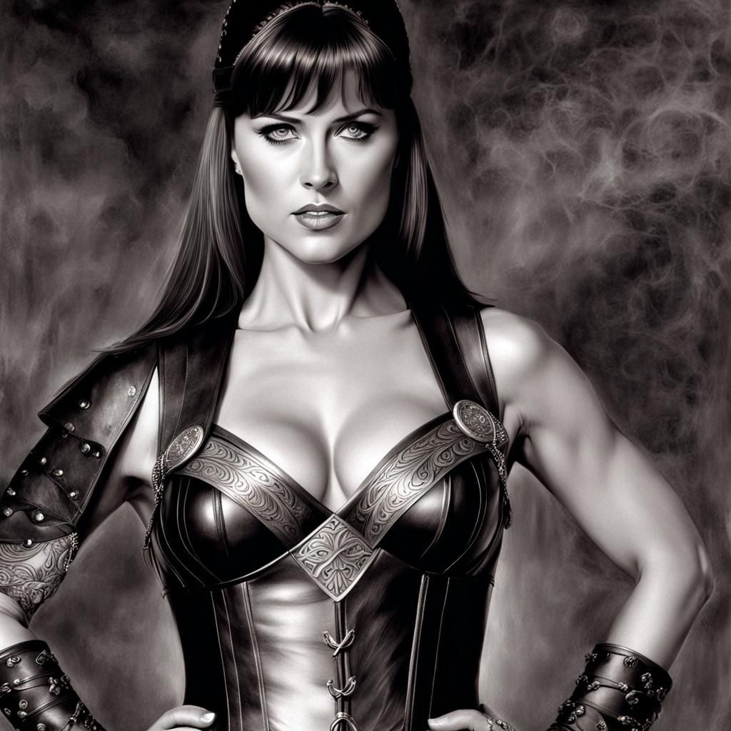 Tattoo of Xena Warrior Princess Lucy Lawless