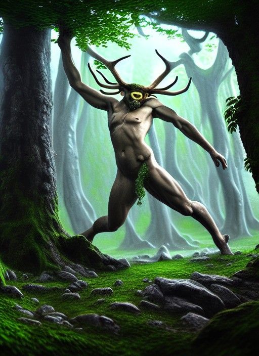 Surreal Home of Cernunnos in 4K