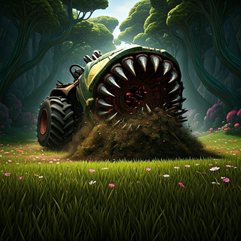 John O’Dear lawnmower.