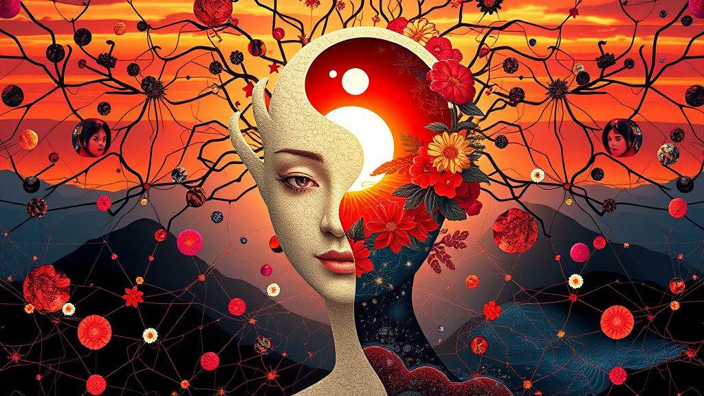 Bio Art: Geisha Samurai with Infinite Consciousness