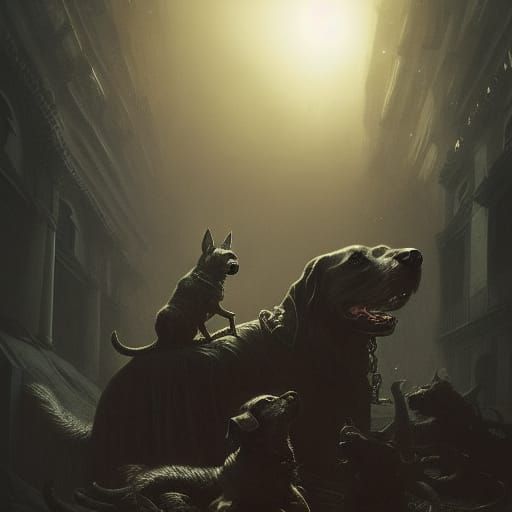 Dogs in the Underworld: Eldritch Concept Art