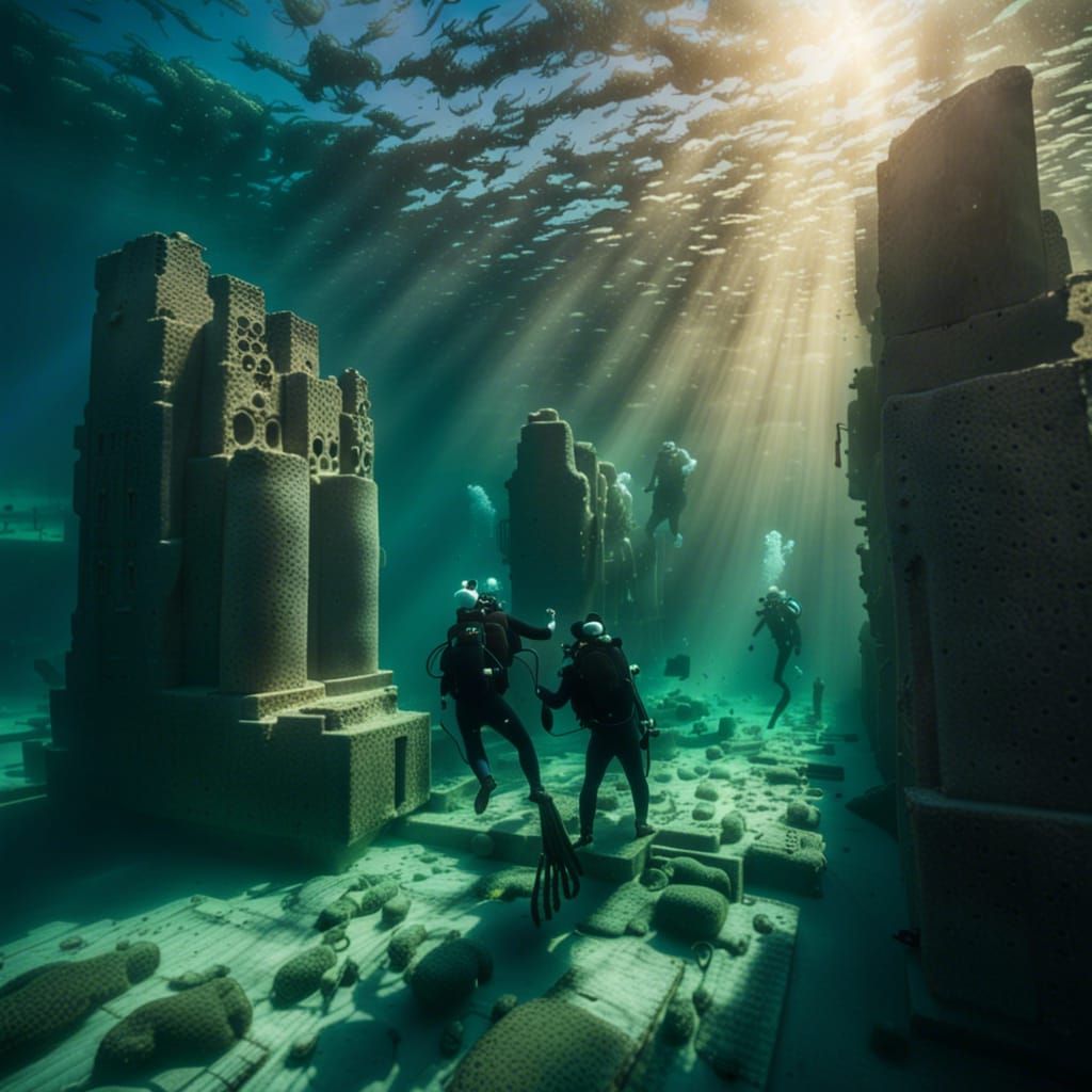 Divers Explore the Submerged City of Heracleion
