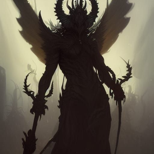 Molydeus Demon in Dark Fantasy Concept Art