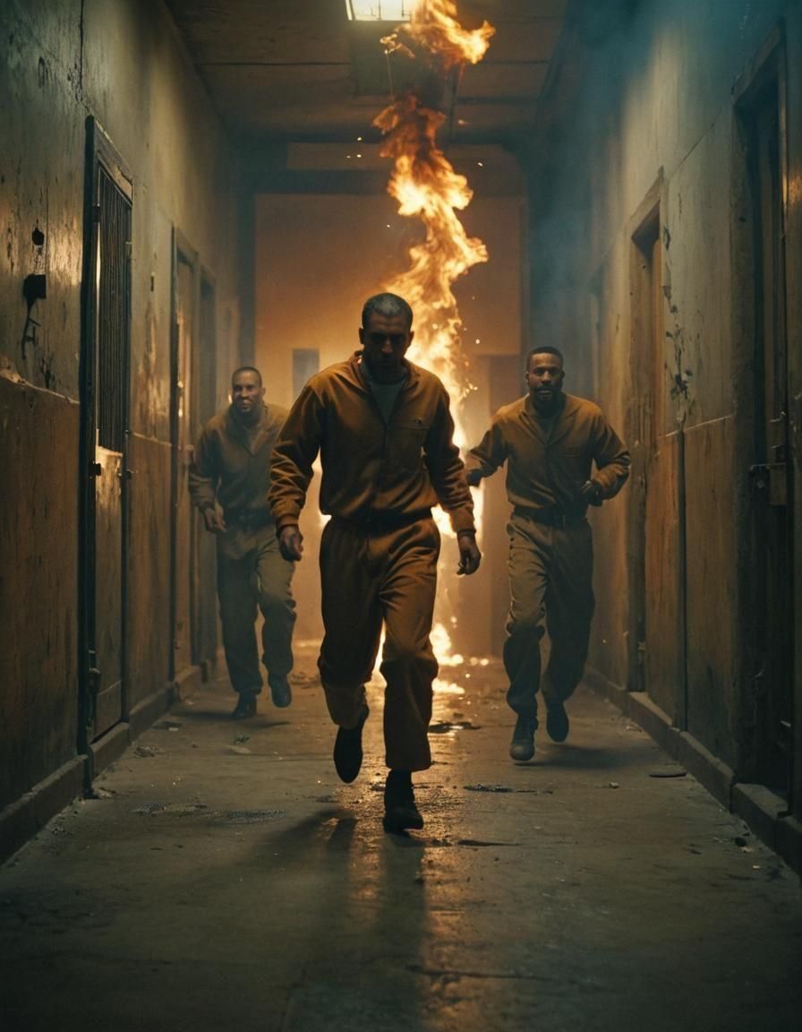 Explosive Prison Riot Captured on Film